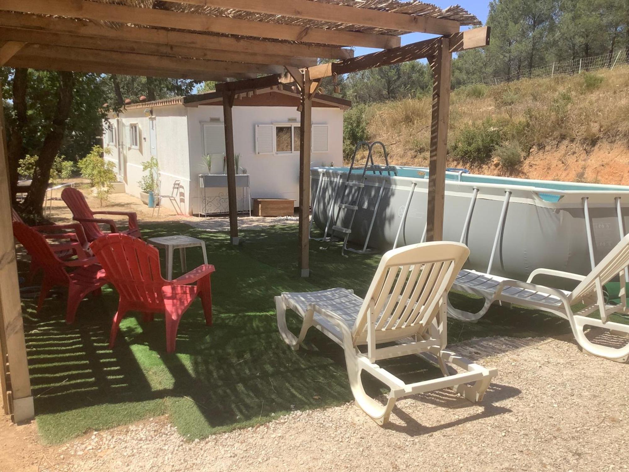 Bungalow Avec Piscine Privative Proche Aix En Provence La Barben Esterno foto